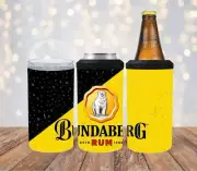 4 in 1 Stubby/Can Cooler Tumbler - Bundaberg Rum