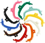 Candy Color Plastic Kiss Clasp Lock DIY Frame Coin Purse for Bag Purse Handbag C