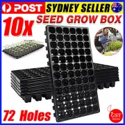 10x 72 Hole Plant Seed Grow Box Insert Propagation Nursery Seedling Starter Tray