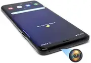 AntEyeCam Mobile Phone Hidden spy Camera, 2K HD WiFi Hidden Camera, 64GB Support Extended Memory, Lock Screen Recording, auto Focus