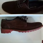 Mens Ted Baker Tichd 2 SZ 8 Oxford Shoes, Brown Suede, NIB