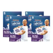 Mr. Clean 12731 4.6" x 2.3" 0.7" Thick Ultra Foamy Magic Eraser - Wht 20/CT New