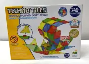 Techno Tiles Stem Construction Set 240+ Building Pieces Ages 4-8