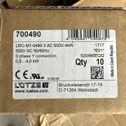 Luetze LRC-M1-049 Motor Suppresion Device 700490 3x500V AC 3 Phase Y Qty:10 New