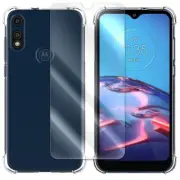 Shatterproof Screen Protector Film+Clear TPU Case f Motorola Moto E 2020 XT2052