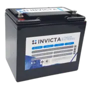 Invicta 12V 40Ah Lithium Battery with 4 Series Functionality