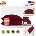 Luxury 100% Egyptian Cotton King Size Pillow Cases Set of 2 - 1200 Thread Count