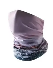 2 Pack Neck Gaiter with Ear Loops Full Head Mask Neck Covers Makaru Pink