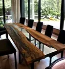 Epoxy dining table, clear epoxy table, epoxy river Table, 72"x36" epoxy table