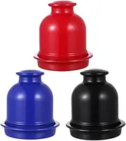 Cabilock Dice Game Cup 3pcs Dice Cup Plastic Shaker Rolling Party Game Ktv