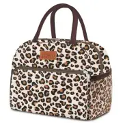 Lunch Bag Women, Lunch Box Lunch Bag for Women Adult Men, Small A-leopard
