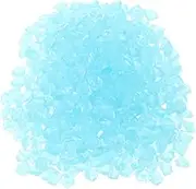 TOYANDONA Glow Dark Rocks of Luminous Crushed Pebbles for Aquarium Succulents and Terrariums Safe Landscaping Stones for Unique Outdoor