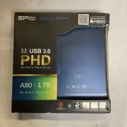 External Hard Drive- 1TB-A62- Rugged Game/Computer-Silicon Power - NIB