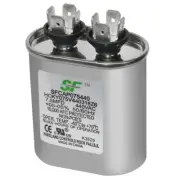 TRANE Run Capacitor - 7.5 MFD - 370/440V Oval / Motor Comp