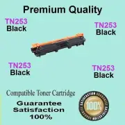 1 pcs TN253 TN-253 BLACK Toner Compatible with Brother MFCL3745CDW MFCL3750CDW