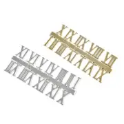 Stick on clock numbers roman numerals 10mm art craft dial sticking gold 1 se-$p