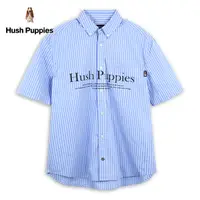 在飛比找Yahoo奇摩購物中心優惠-Hush Puppies 襯衫 男裝簡約配色直條紋品牌英文印