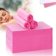 200 Pcs 31" x 71" Disposable Sheets for Massage Table Non Woven Spa Bed Pink