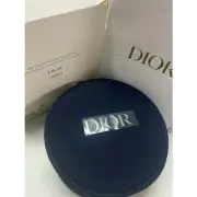 Christian Dior Vanity Pouch Black Makeup Beauty Case with Mirror Novelty France