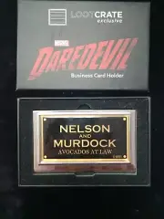 Daredevil Marvel Business Card Holder 2017 Nelson & Murdock Avocados At Law