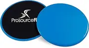 ProsourceFit Core Sliding Exercise Discs, Dual-Sided Sliders for Use on Any Surface at Home or Gym for Full-Body Workouts, Set of 2