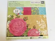 K & Company- 12x12 Scrapbooking Paper, Serendipity, Vintage Look 12 Sheets