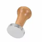 Coffee Tamper 58mm Natural Wood Handle Barista Tool Coffee Tampering Tamper 58mm