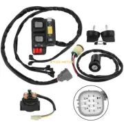 Handlebar Key Starter Relay Switch Kit for Honda Rancher 420 TRX420 AT/ES 07-13