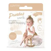 Pandas by Luvme Reusable Swim Nappy (Flora)