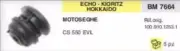 Antivibration Chainsaw Echo Kioritz Hokkaido CS550EVL Cs 550 Evl Anti Vibe