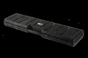Tough Move 47 Inch Stackable Hard Rifle Case - Slick Lock Clip With Tsa Lock Holes #0147 Bk