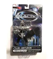 1996 Trendmasters Battlestar Galactica Cylon Centurion Firing Missile Needs Batt