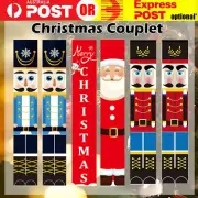 Nutcracker Soldier Door Banner Couplet Merry Christmas Xmas Decoration Ornaments