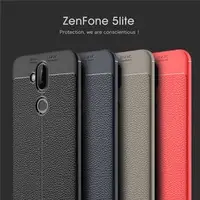 在飛比找PChome商店街優惠-全包邊(皮革質感)軟殼華碩 ASUS ZenFone 5Q手