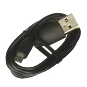 2X Micro USB Data Sync Charger Cable Cord For Samsung HTC Smart Phones Black 1M