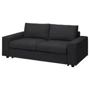 VIMLE 2-seat sofa-bed, with wide armrests/Hillared anthracite