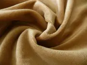 BY YARD CORAGGIO TEXTILE ANGORA WOOL/SILK VELVET LT BROWN GOLD MSRP$490/Y #1302