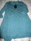 nwt Simply Southern teal flowy long sleeve top ladies M free ship USA