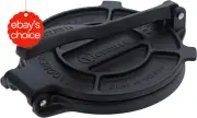 8" Cast Iron Tortilla Press, Made in Colombia, Seasoned Black.