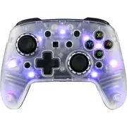 3rd Earth LED Wireless Controller for Switch, PC and Mobile Black and Crystal