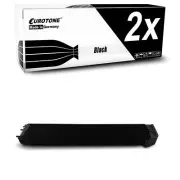 2x Toner Black Replaces Sharp MX-27 Gtba MX27GTBA MX-27GTBA