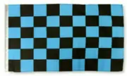 12x18 12"x18" Black Blue Checkered Checker Race Sleeve Flag Boat Car Garden