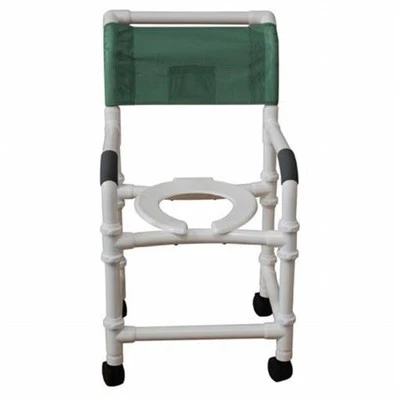 MJM International 118-3TW-KD Knocked Down Standard shower chair- 18 in.