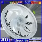 Socket Fan Lights Remote Control 4 Speeds Low Profile Ceiling Fans with Light AU