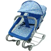 在飛比找蝦皮購物優惠-BabyBabe雙彈簧豪華型彈搖椅 彈搖床(含護頭枕.蚊帳)