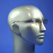 Computer Reading Glasses Frameless Lightweight Aspheric Lens Black Trim +2.50