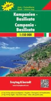 Campania - Basilicata Road Map 1:150 000 [Sheet map, folded]