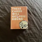 These Cards Will Get You Drunk - Adult DRINKING GAME - 2- 8 Players NEW