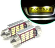 36mm 12 LED CANBUS ERROR FREE NUMBER PLATE BULBS For Smart CAR ROADSTER 239 (for: Smart)