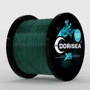 Dorisea Green Not Fade Braid No Dyeing Braided Fishing line 100m 300m 500m 1000m